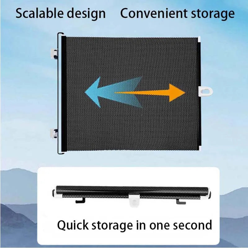 Retractable Pet Gate Screen Door-Stair Gates for Dog Cat Portable Dog Gates with Reinforced Strip Design to Prevent Crawling