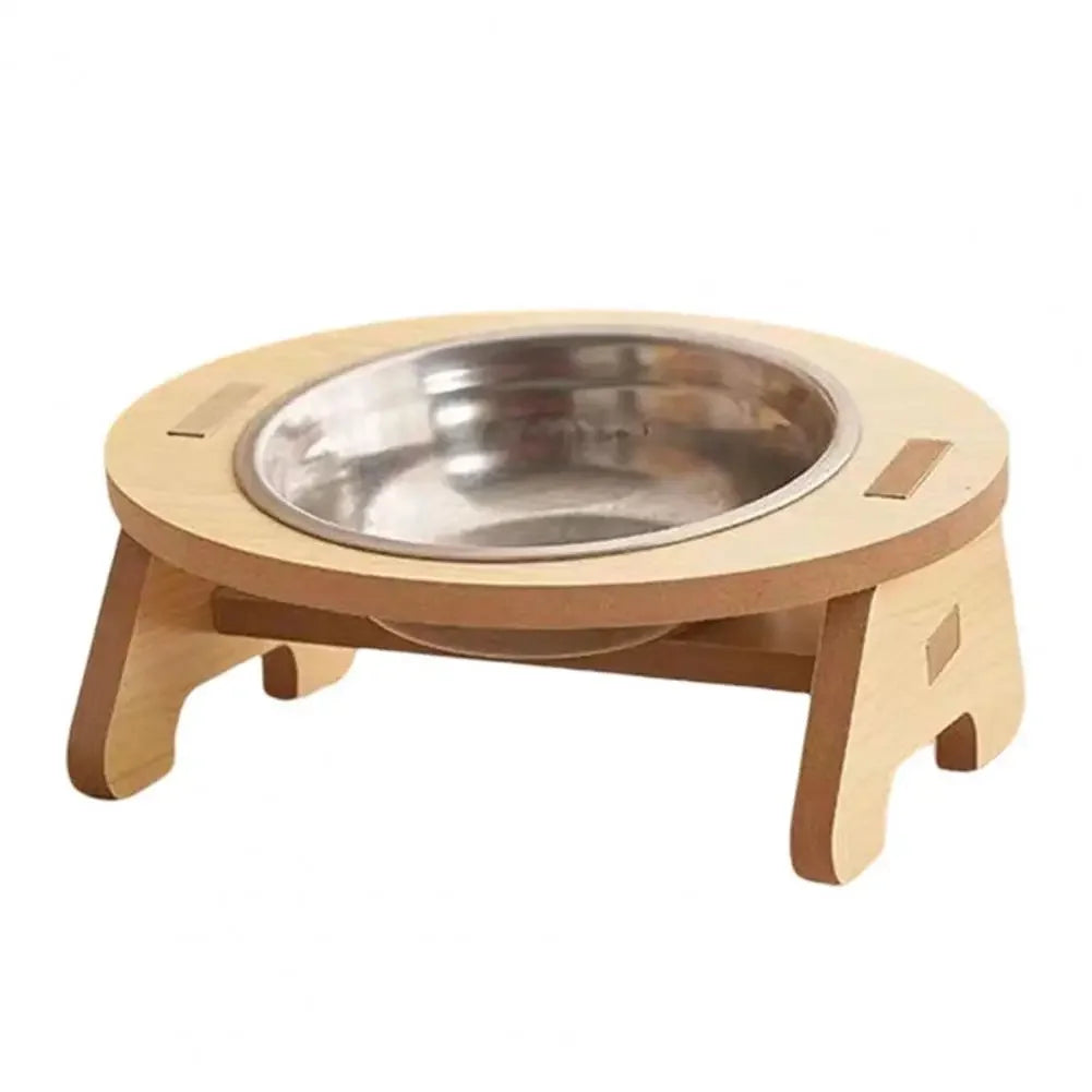 Pet Feeder Double Cat Food Bowl with Anti-Knockover Design Dog Water Feeding Container Cat Food Bowl Stander Pet Products