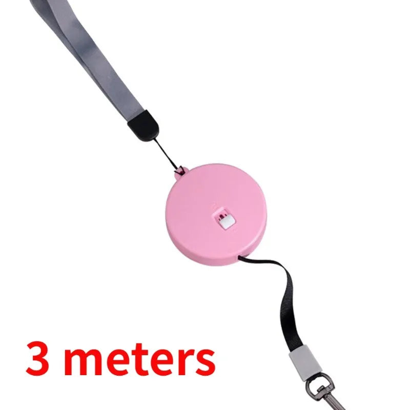 2M/3M Retractable Mini Dog Leash Automatic Flexible Dog Puppy Cat Traction Rope Belt Dog Leash for Small Medium Dogs Pet Product