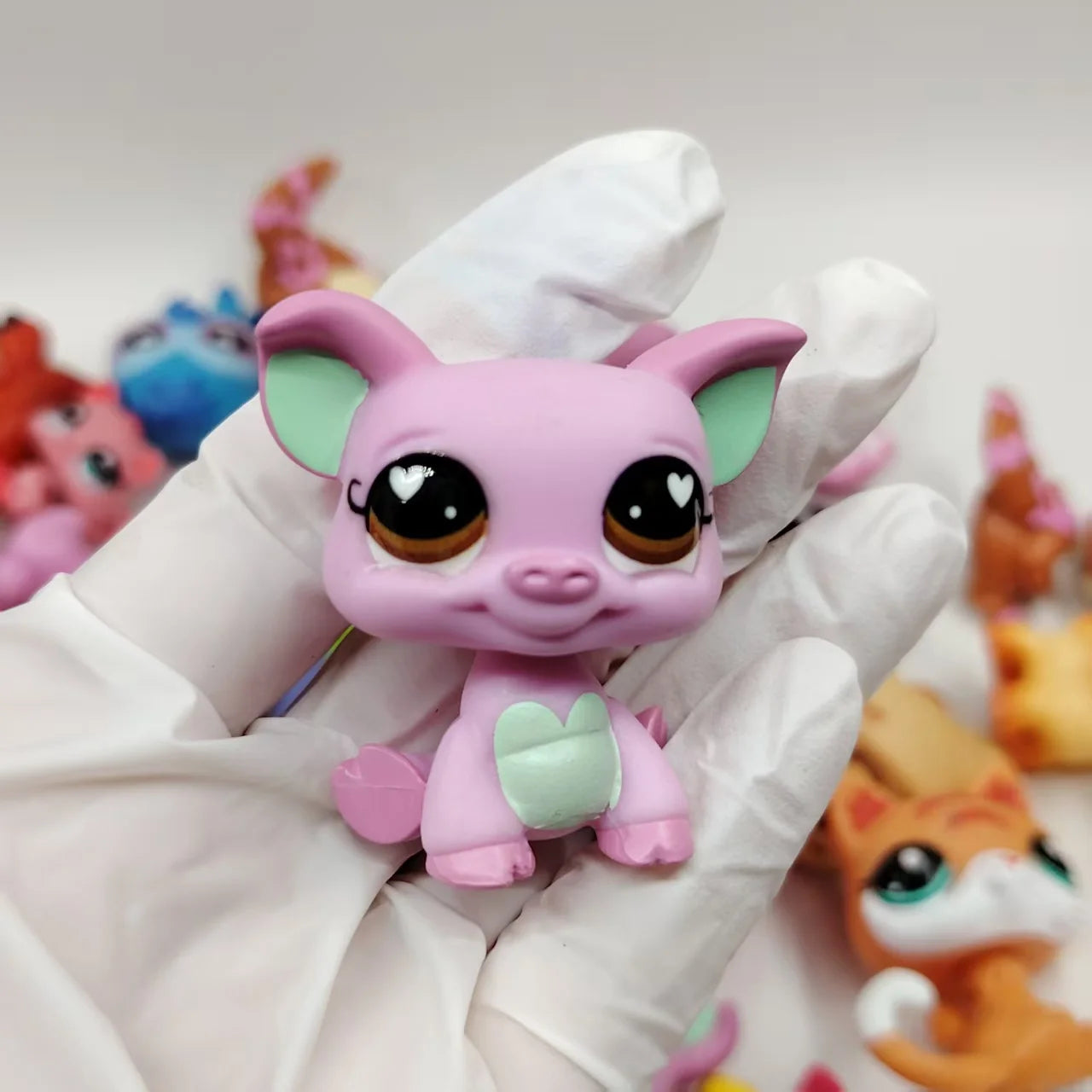 2025 Newest LPS Pet Toys Cute Animal Can Shake Head Kitten Original Collection Toys for Girls Christmas Birthday Gift