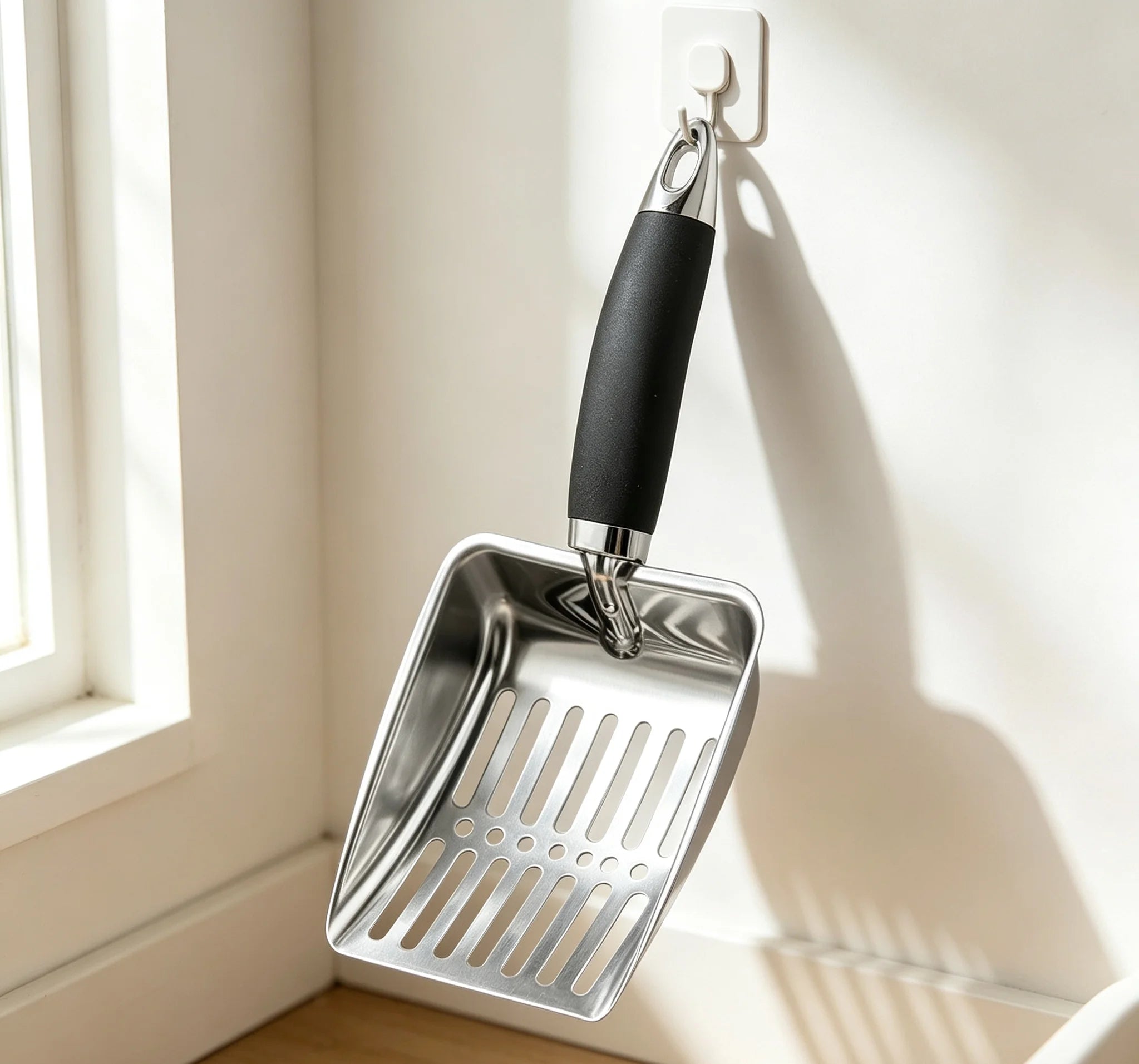 Metal Cat Litter Shovel Long Handle Scoop Pet Cleaning Tool for Cat Sand And Dog Feces Easy to Use Pet Care Product