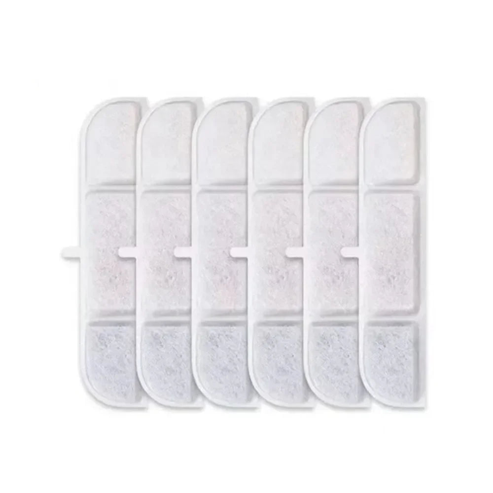 Activated Carbon Filter For WFP6 Dog Cat Water Fountain Replacement Filters For Pet Automatic Drinking Fountain 6/12Pcs