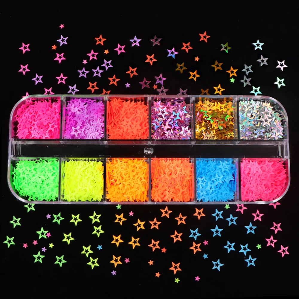 For Fun Multiple Styles Mixed Sequins Glitter Flakes for Epoxy Resin Molds Filler DIY Nail Decoration Sequins Jewelry Accessorie