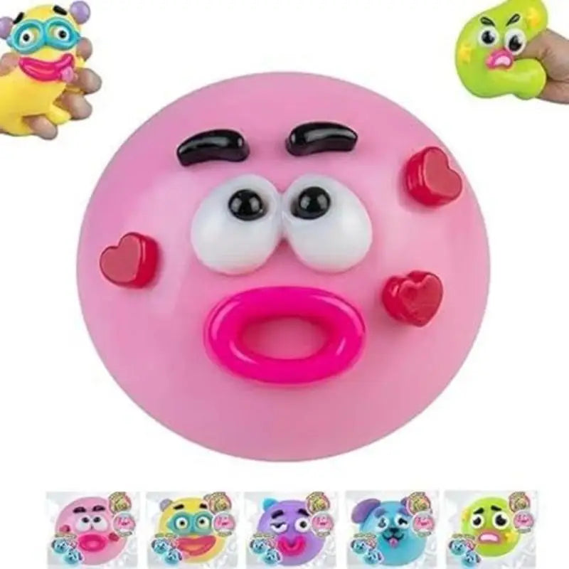Smushers Dog Face Swap Squishy Toy with Slow Rise Feature for Relaxing Playful Moments