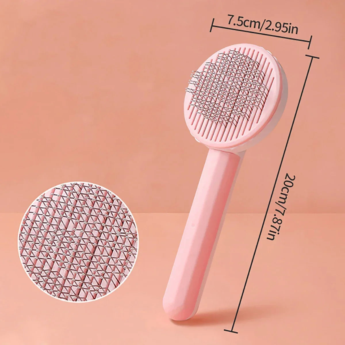 Pet Dog Hair Brush Cat Comb Grooming and Care Cat Brush Stainless Steel Comb for Long Hair Dogs Cleaning Pets Dogs Accessories