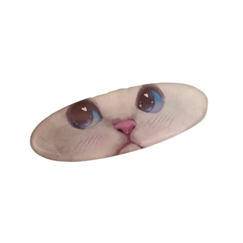 Cute little cat barrettes hair clips Same style as celebrity style broken bangs hairpin hair accessories