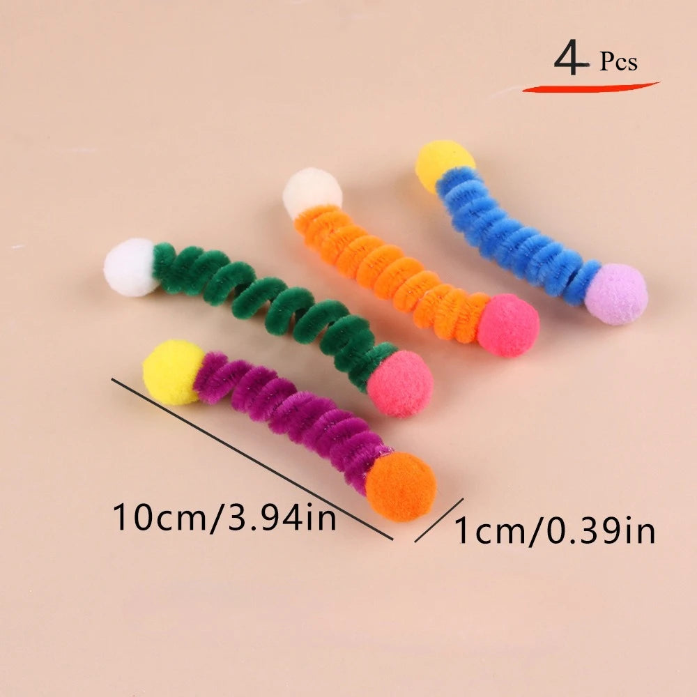 Two End Woolen Strips Kitten Playing Pet Accessories Cat Toys Interactive Pet Products
