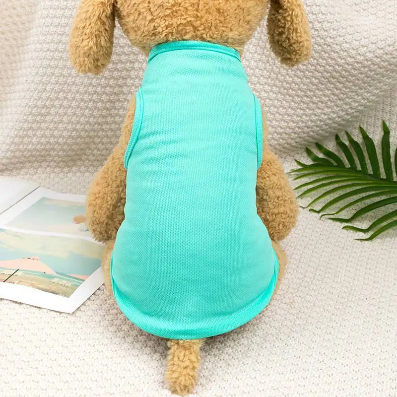 XS-XXL Summer Dog Clothes For Small Dogs Chihuahua Cute Summer Puppy T-Shirt Spring Vests For Dogs Cats Pet Products