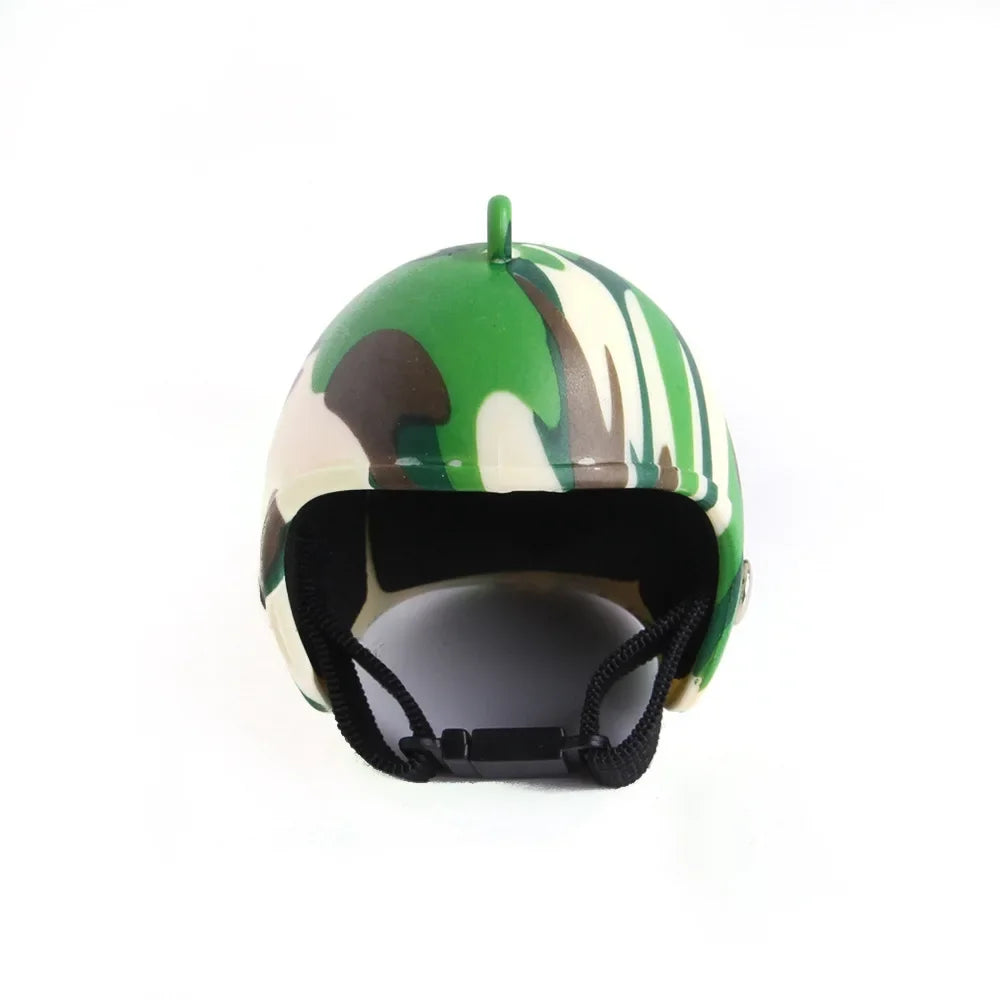 Pigeon Helmet Parrot Hat Bird Pet Protective Gear Sunscreen Rain Helmet Toy Bird Small Pet Supplies Clothing Accessories