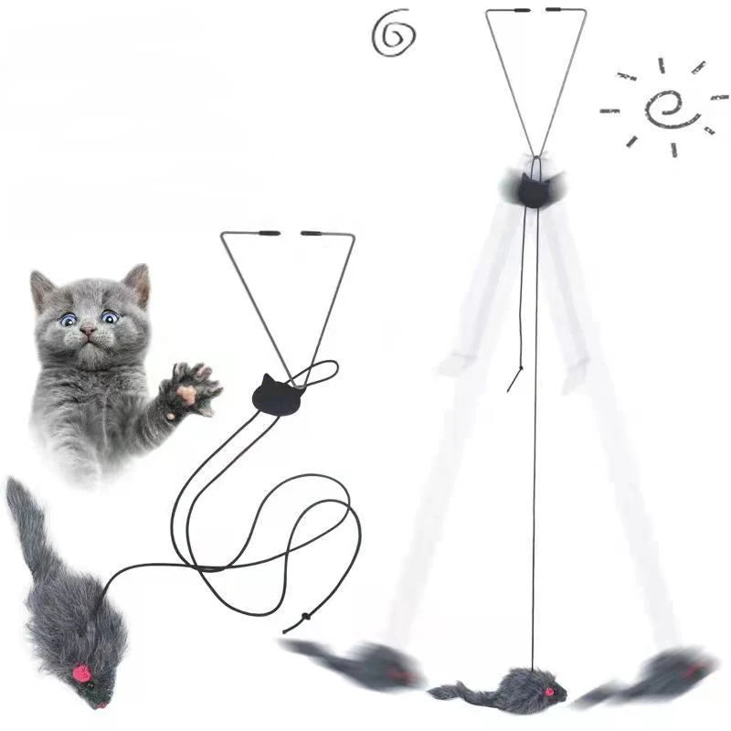 New Door Hanging Cat Toy Stress Relieve Living Hanging Toy for Living Room Hanging Kitten