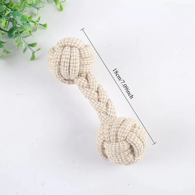 Cat Dog Knot Toy Cleaning Teeth Grinding Teeth Interest Interactive Wear Resistant Knot Toy Play Entertainment Pet Supplies