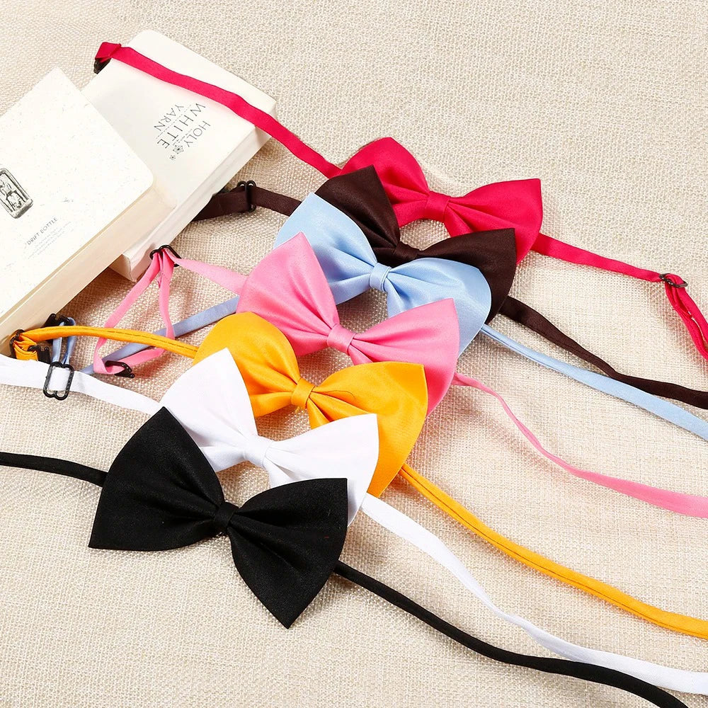 Wholesale Adjustable Cat Dog Bow Tie Lots Neck Tie Pet Dog Bow Puppy Bows Collar For Kitten Collar Pet Accessories