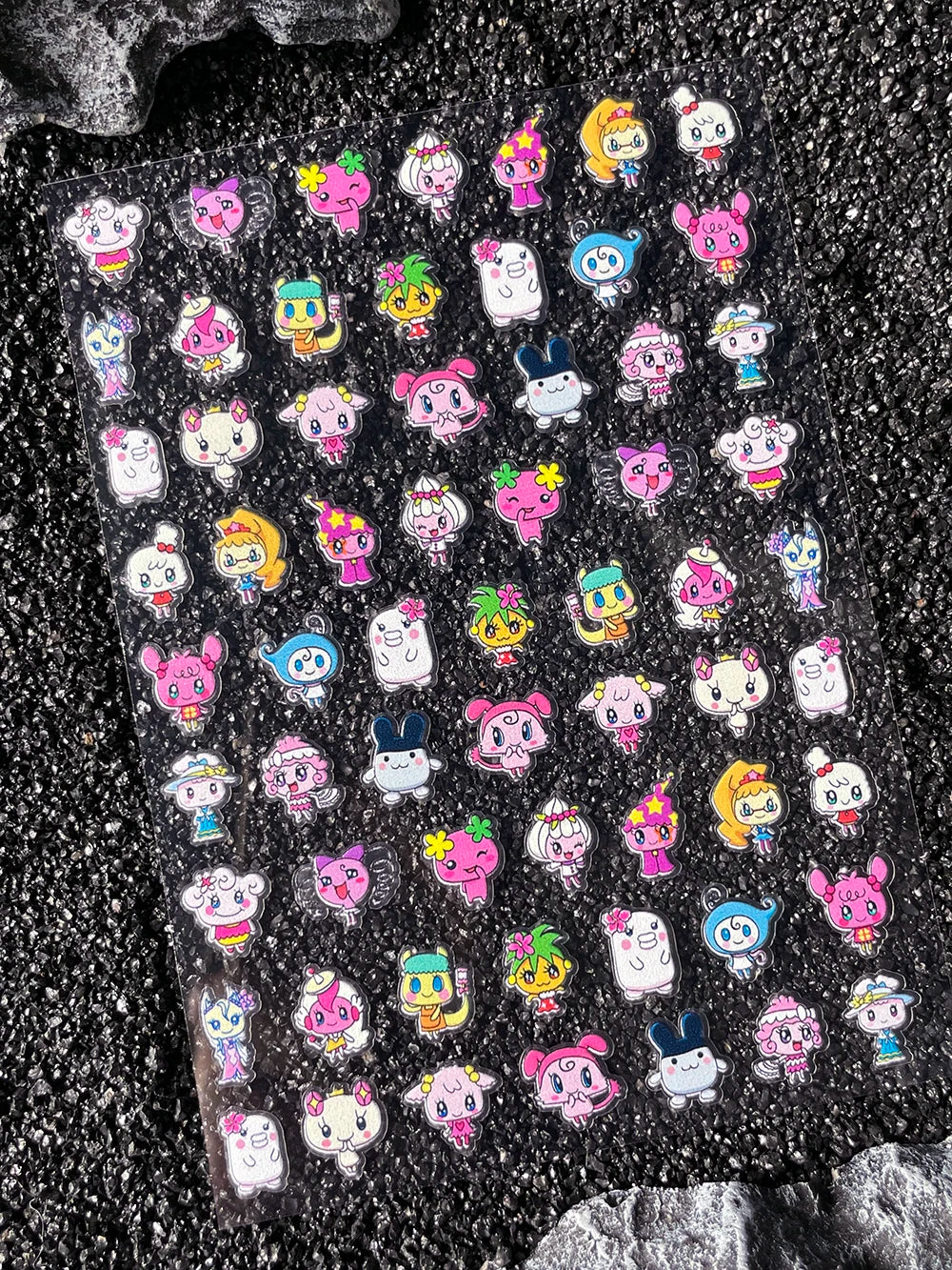 Cartoon Cute Electronic Pet DIY Handmade Scrapbook Nail Sticker Decal Decoration PVC Waterproof Stationery Box Phone Case Sticke