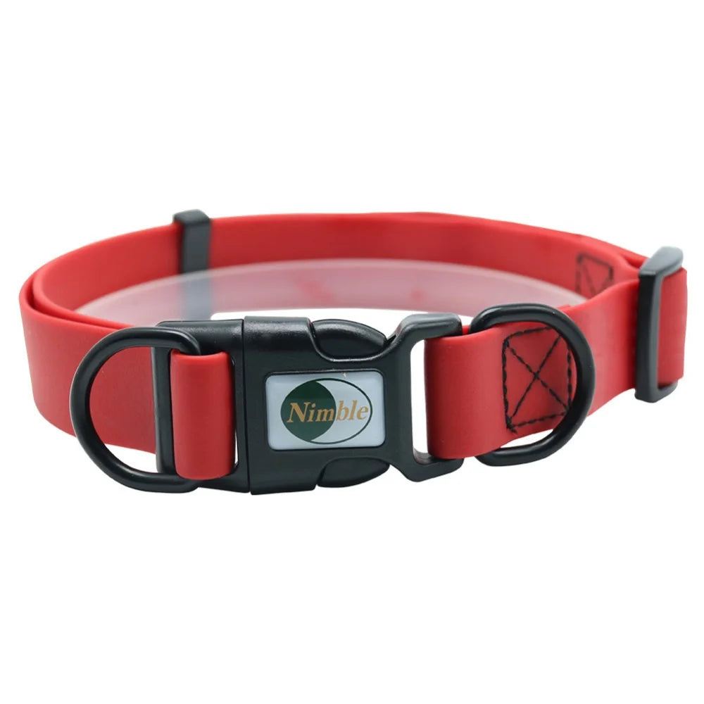 No Pull Pet Dog Collar PVC Waterproof Cat Collar 7 Colors Anti Dirty Easy To Clean For Big Small Dogs Puppy Pets Products