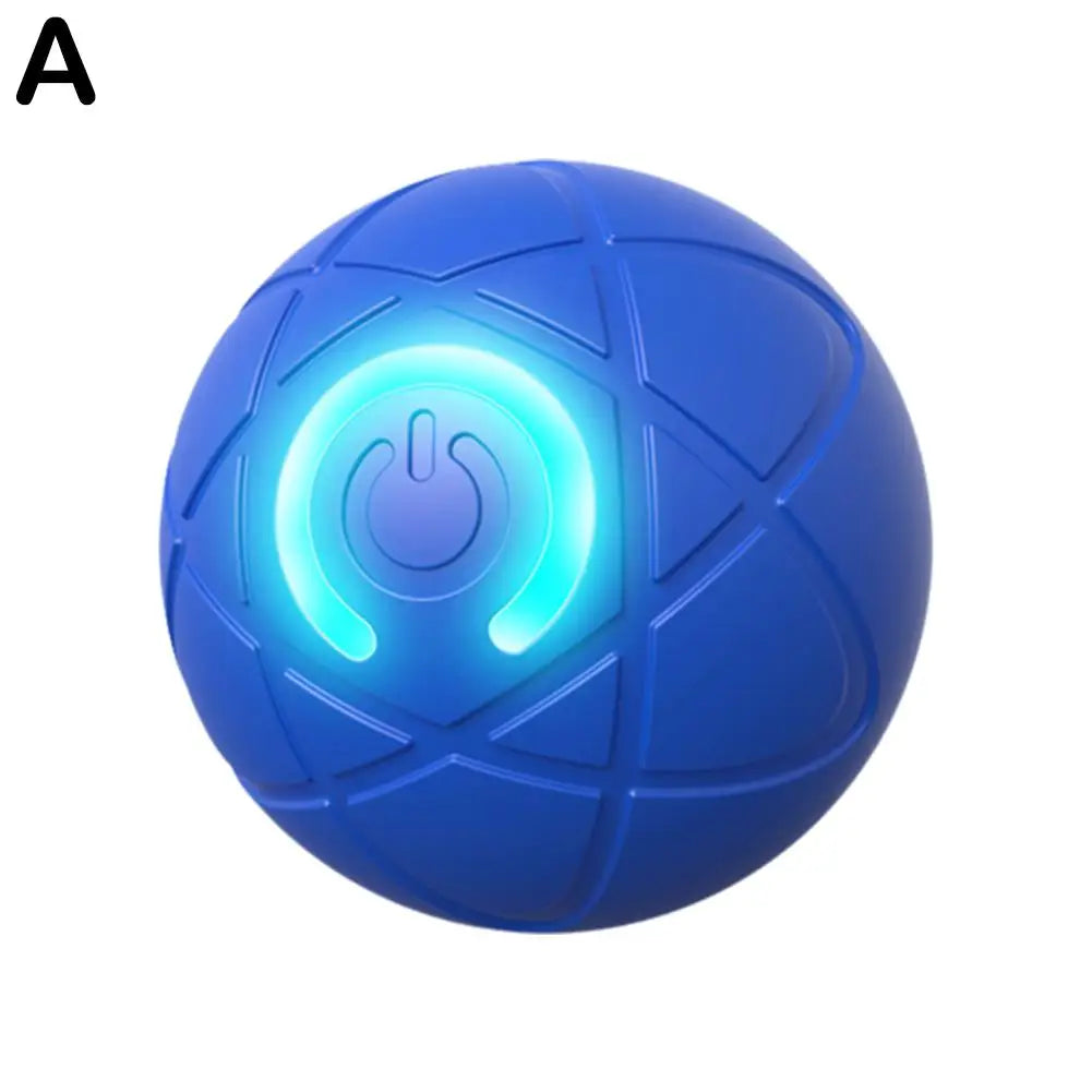 Electronic Interactive Pet Toy Smart Dog Toy Ball USB Automatic Moving Bouncing for Puppy Birthday Gift Cat Products Blue Orange