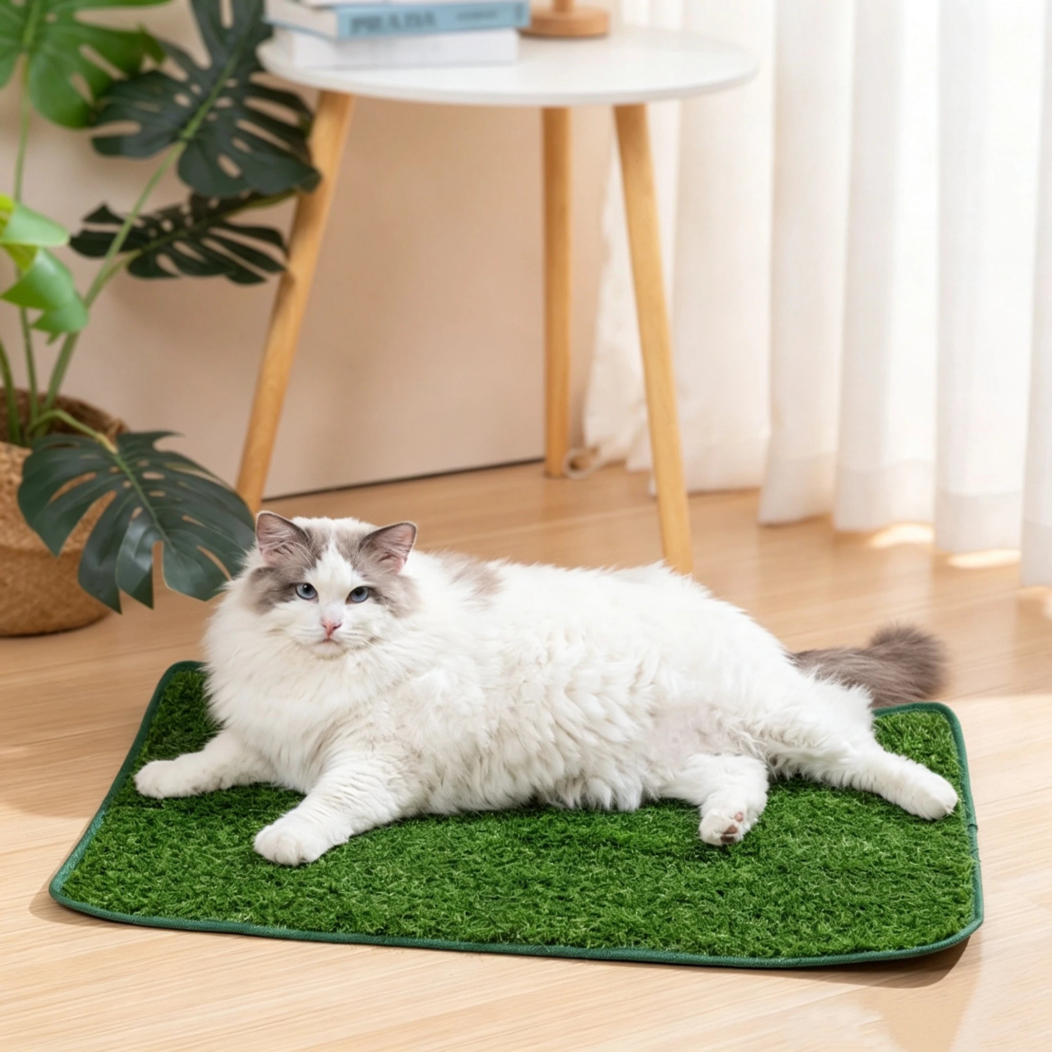 Washable Dog Grass Mat Artificial Grass Dog Potty Trainer Odor-Control Lawn for Pet Training Easy-Clean Pee Pad Non-Slip Backing