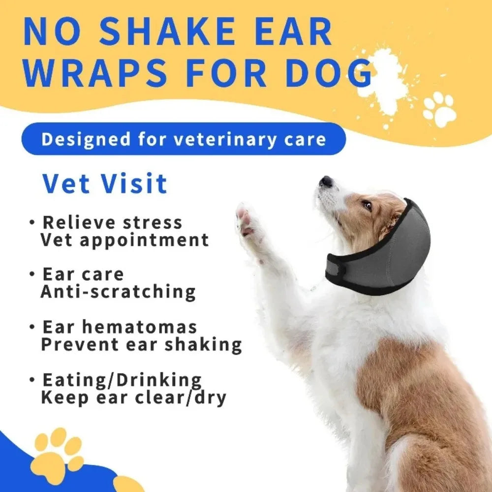 1pc Pet Grooming Hood, Dog Calming Cap Ear Cover, Anti-Scratch & Noise Reduction Head Wrap for Bathing, Drying Hair