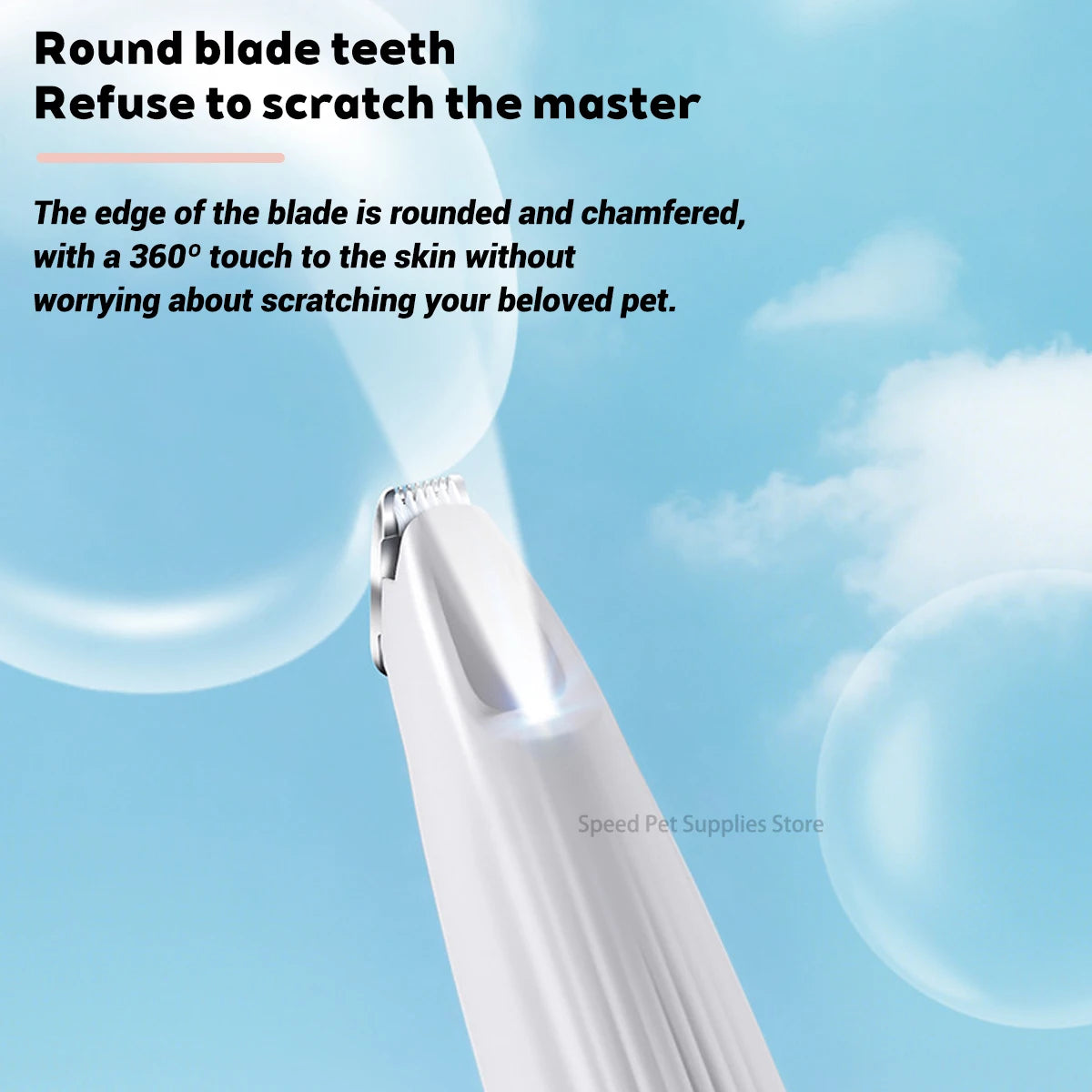 New Product Pet Dog Electric Beauty Trimmer with LED Light Pet Foot Hair Trimmer Low Noise Cat Dog Face Foot Ear Hip Claw Shaver