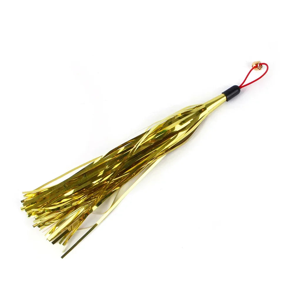 Cat Feather Toy Accessories False Birds Worm Toy with Bell Kitten Cat Toys Interactive Replacement Refill Foam Ball Training