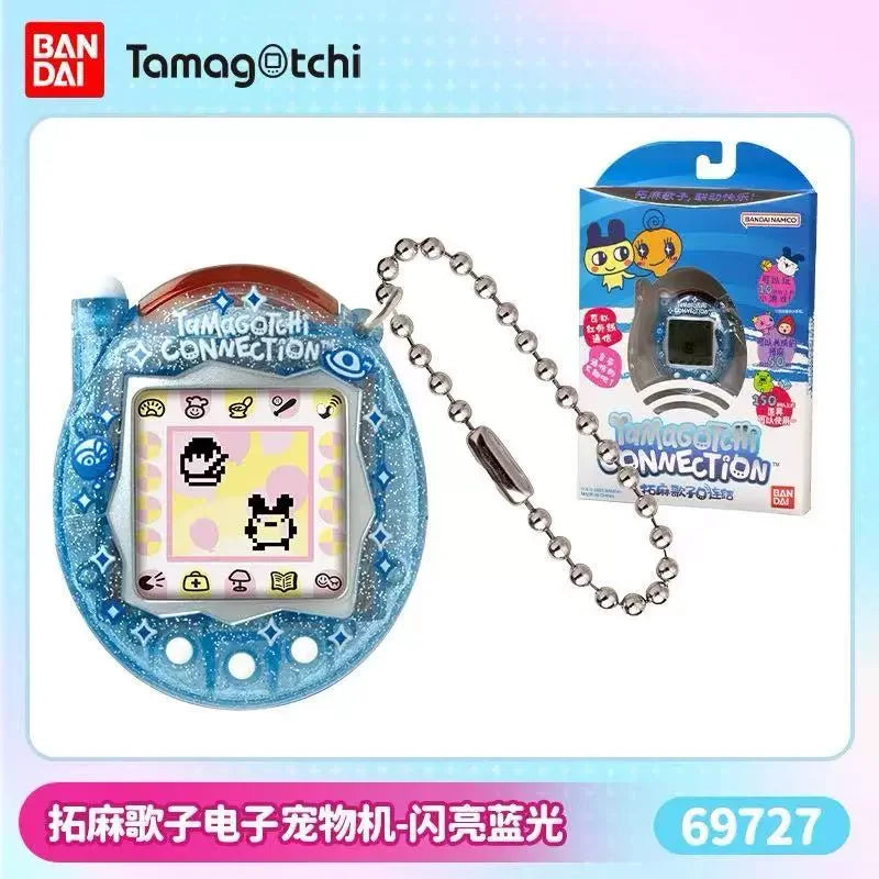 Bandai Tamagotchi Connection V3 Electronic Pet (Linked Ver.) - Elegant Bow/Blue Bubble New