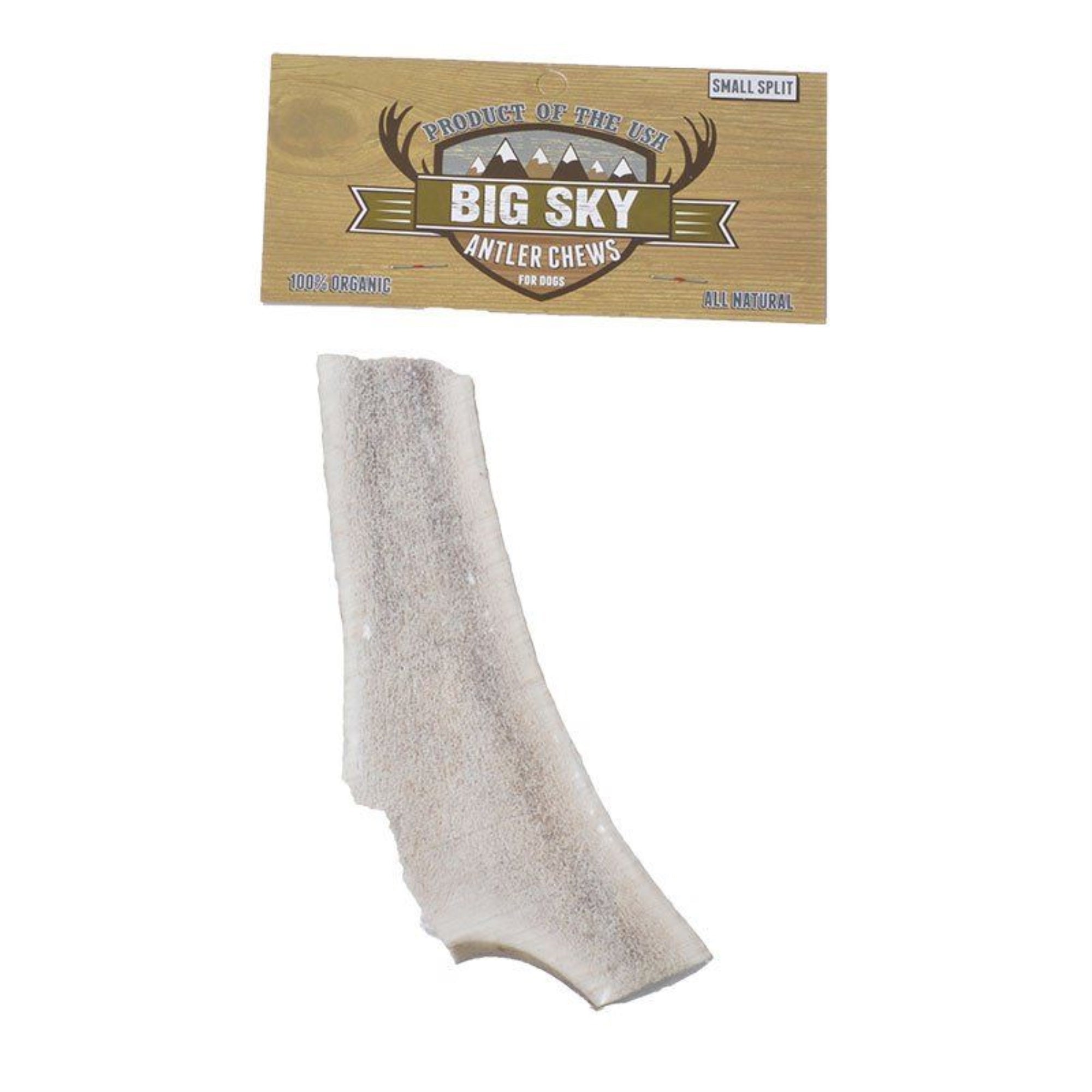 Big Sky Antler Chew Split, Small 1Ct