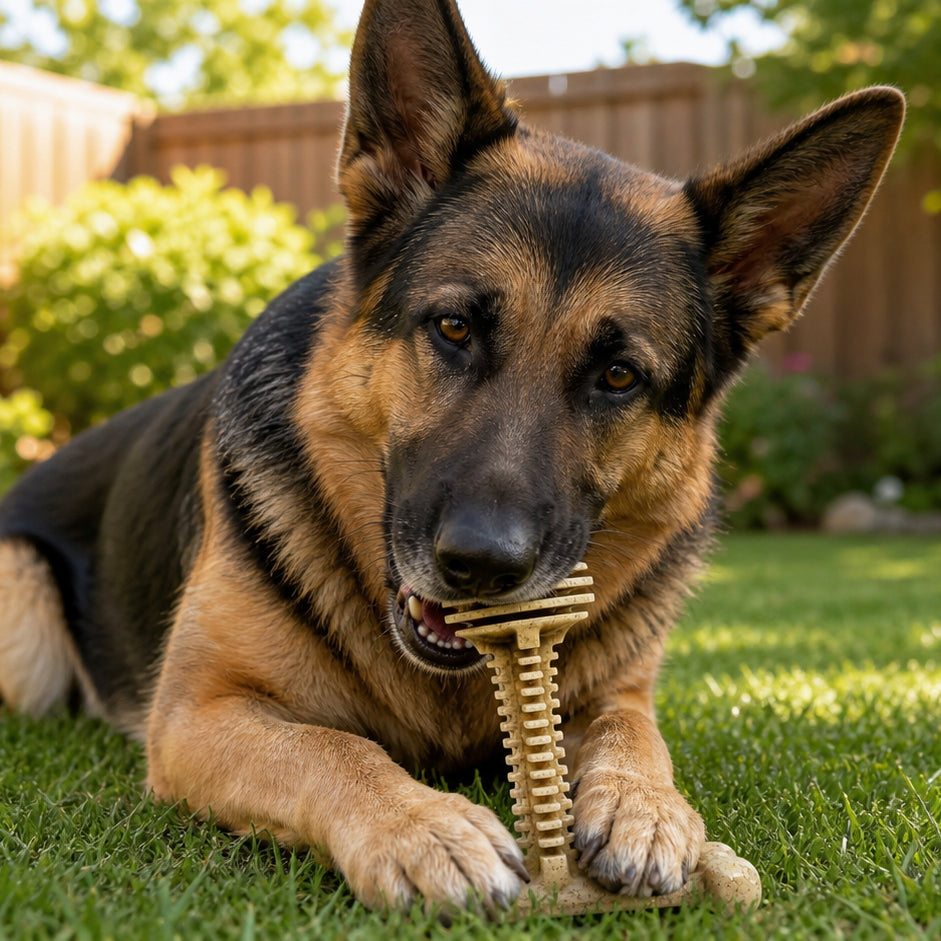 Honey Bone Dental Tower - Durable Nylon Dog Chew Toy XL | USA Made
