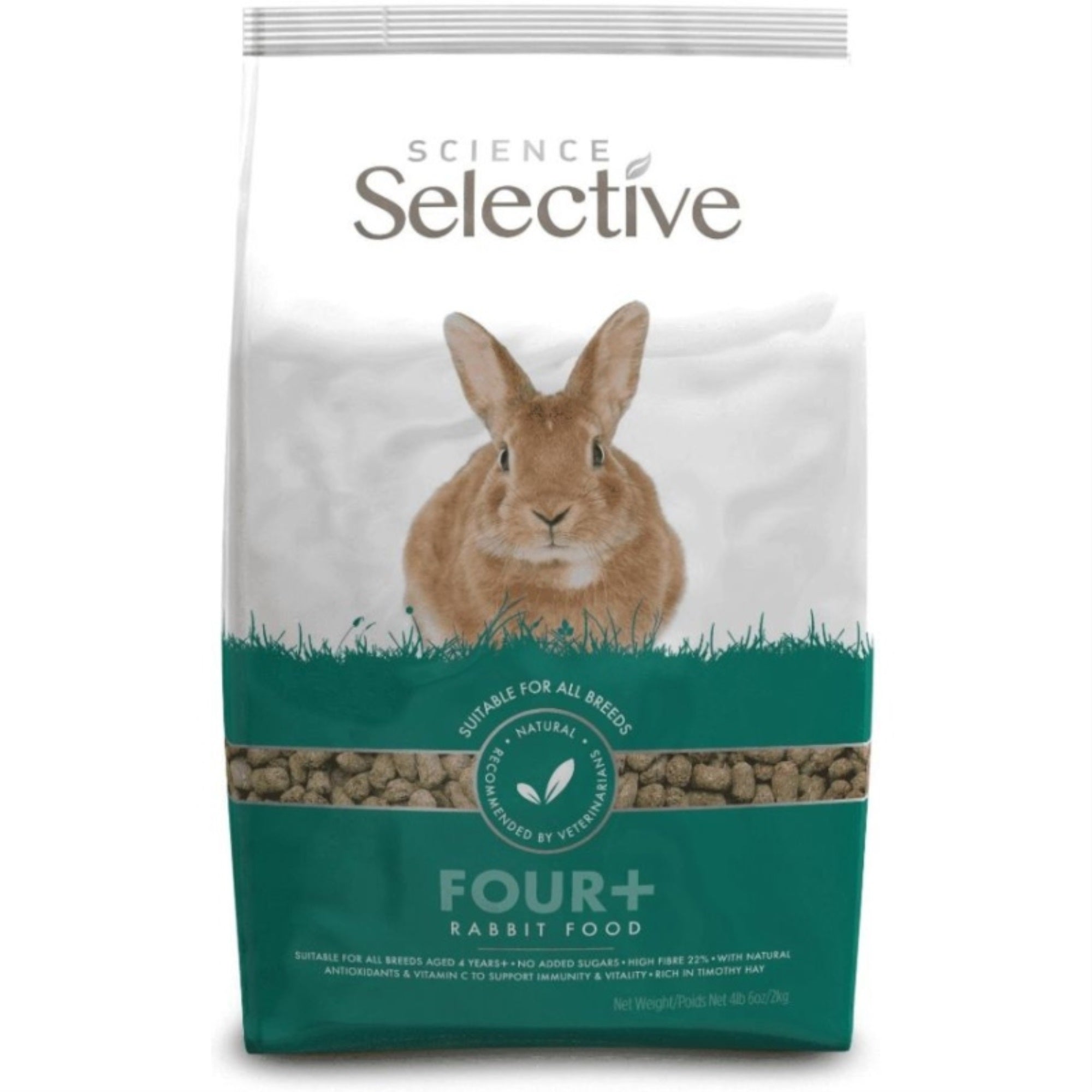 Supreme Science Selective Four+ Rabbit Food - 4.4 lbs