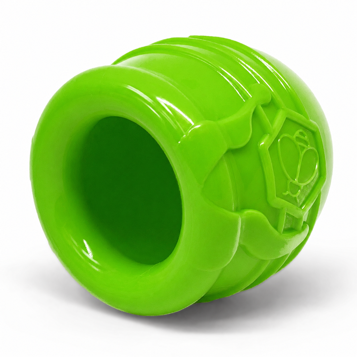 Honey Pot Dog eCup Treat Dispenser | Durable PUP-X Rubber Enrichment Toy | USA Made - Limited Edition Apple Green