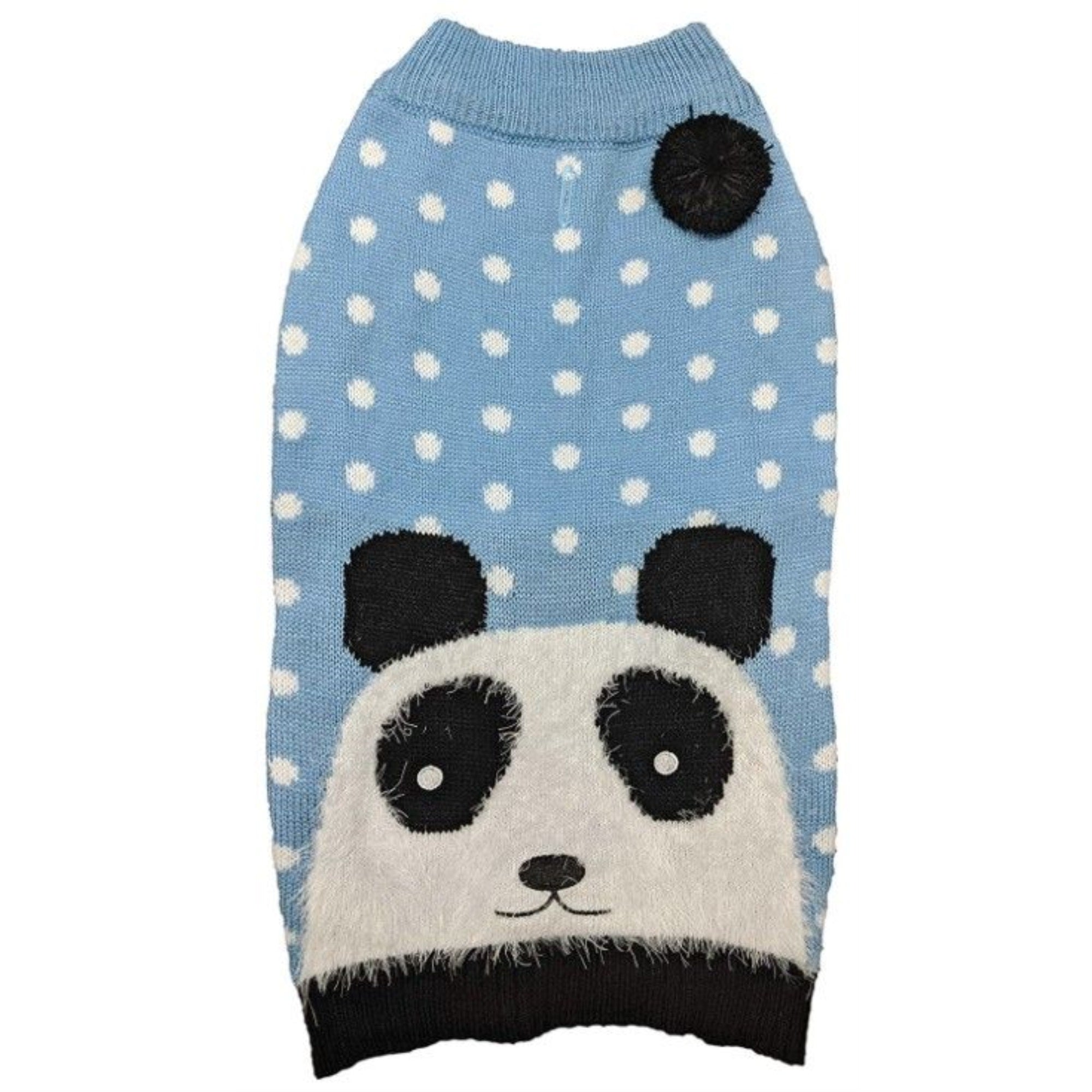 Fashion Pet /Panda Sweater/Dog Sweater/Blue/Extra Extra Small