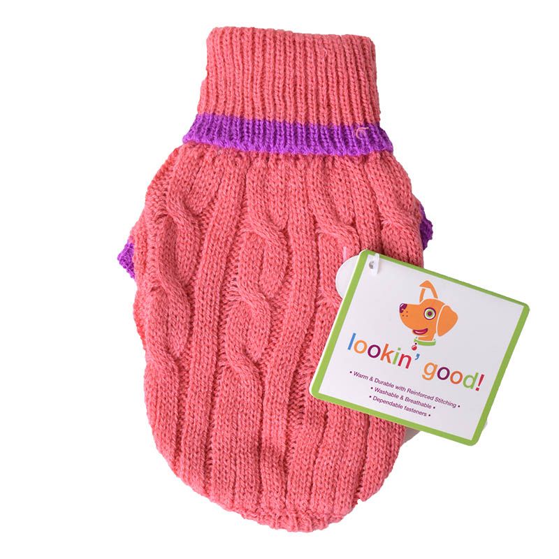Fashion Pet (Ethical) Classic Sweater Xxx-Small Pink
