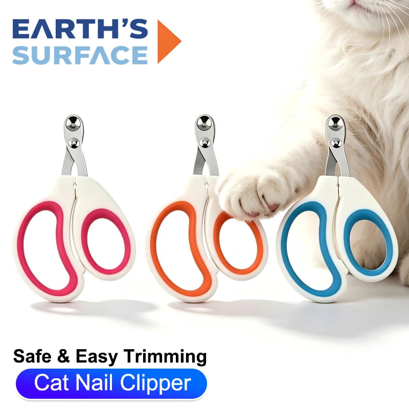 Circular Hole Cat Nail Scissors Professional Pet Dog Nail Clippers Toe Claw Trimmer Pet Grooming Supplies Products for Cats Dogs