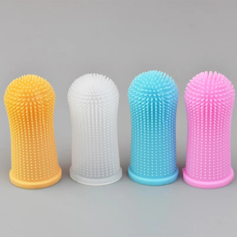 Super Soft Dog Toothbrushes Cleaning Finger Brush For Dog and Cat Grooming Nontoxic  Teethbrush  Dental Care Pet Products