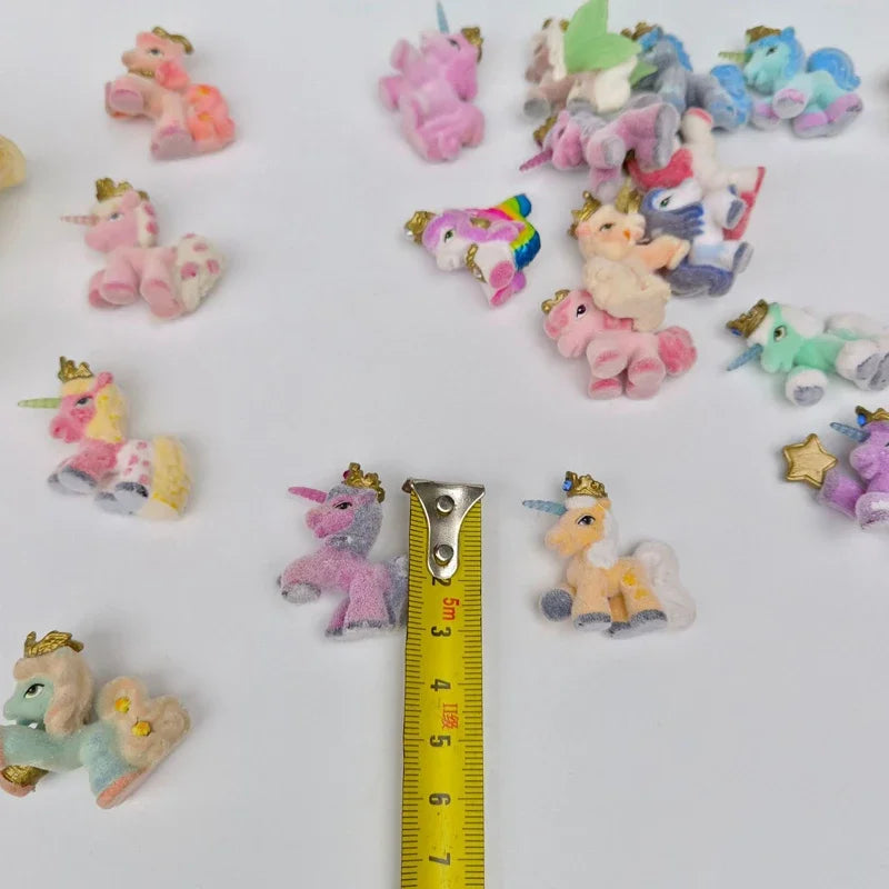 8-100Pcs Original Factory Defect Surprise Pet Royal Filly Unicorn Flock Shaggy Pony Collectible Animal Toy Gift for Friend