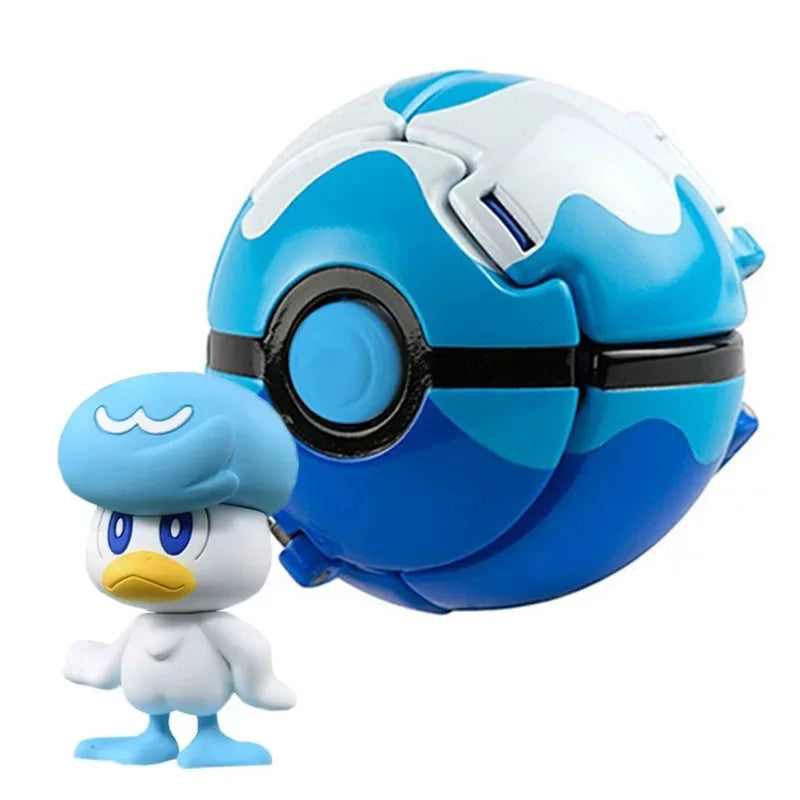 Pokemon Doll Ball Elf Pet Anime Action Doll Pikachu Charizard Mewtwo Bulbasaur Eevee Squirtle Eevee Pokeball Monster Toy Gift