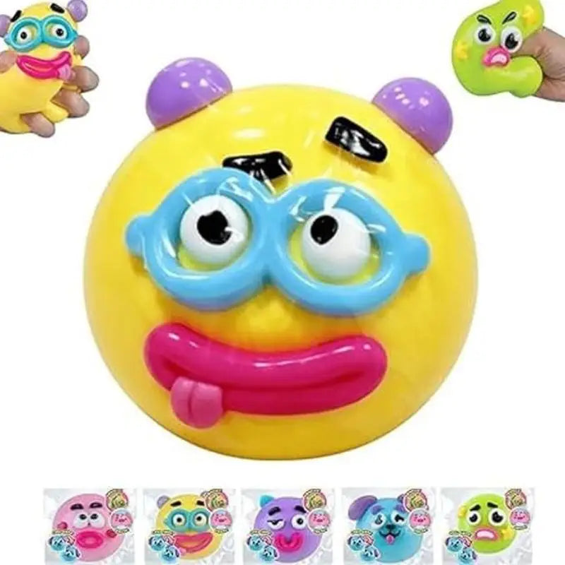 Smushers Dog Face Swap Squishy Toy with Slow Rise Feature for Relaxing Playful Moments