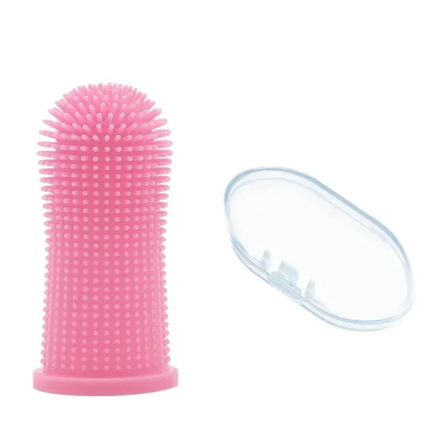 Super Soft Pet Finger Toothbrush for Dog Cat, Teeth Cleaning Breath Care Nontoxic Silicone Tooth Brush, Pet Products