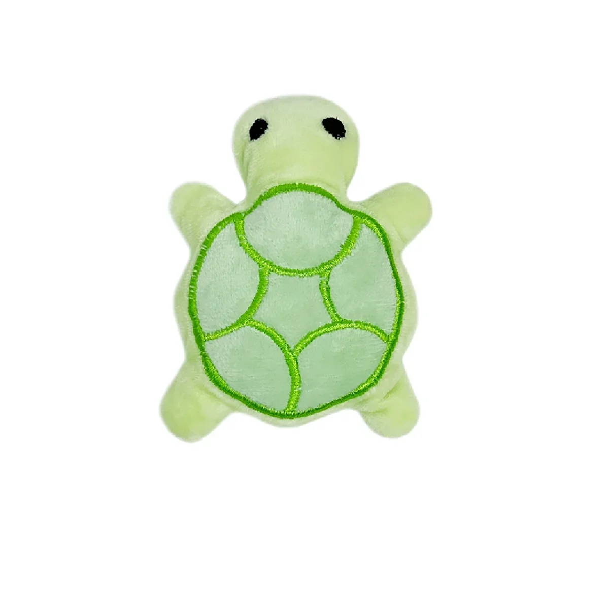 Mini Turtle Plush Dog Chew Toy for Self-Entertainment, Durable and Bite-Resistant, Promotes Dental Health and Safe Fun Play.