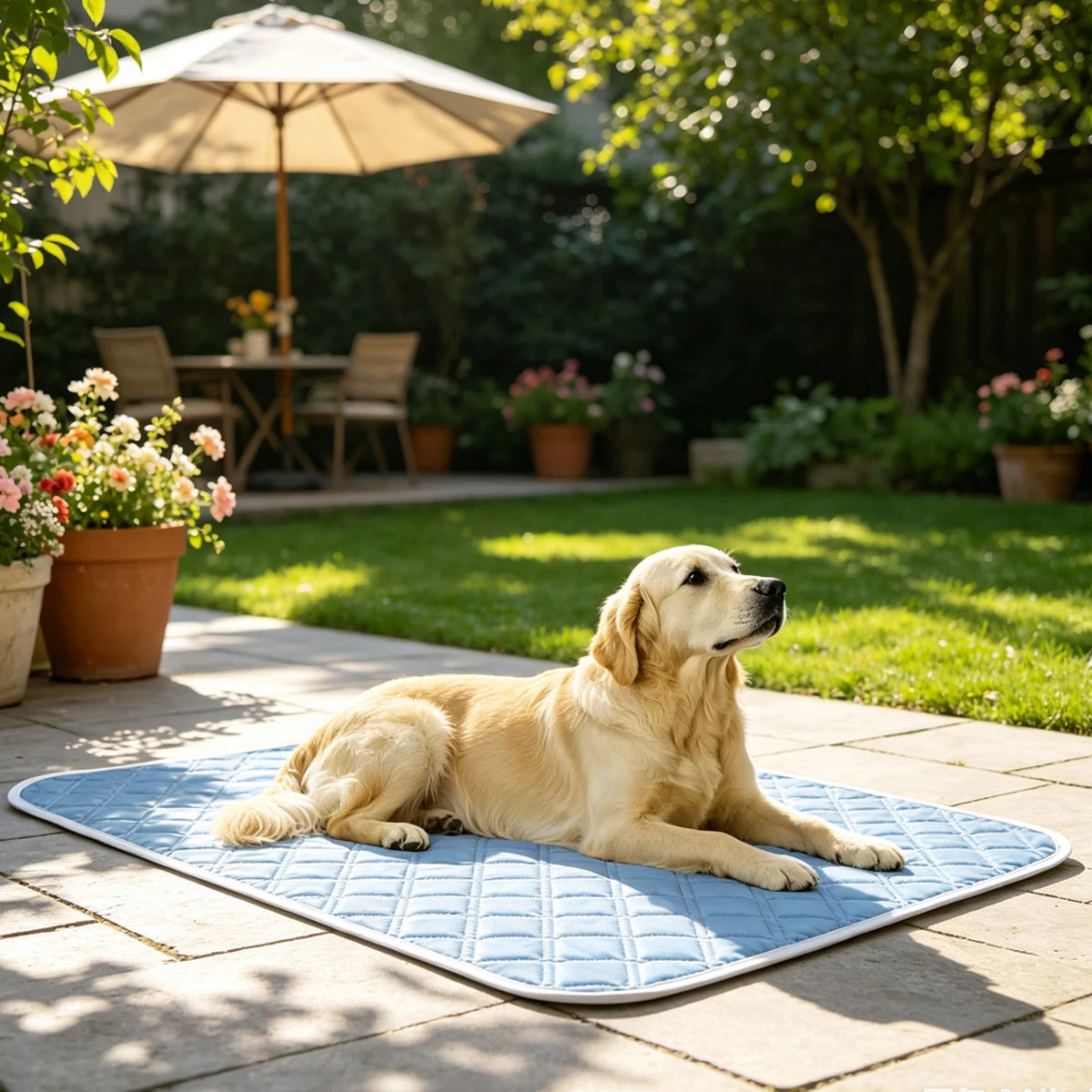 Dog Cooling Pad Large Mat Dogs Cool Refreshing Products Cold Pets Accessories Size Washable Bed Summer Does Not Slip Pet Goods