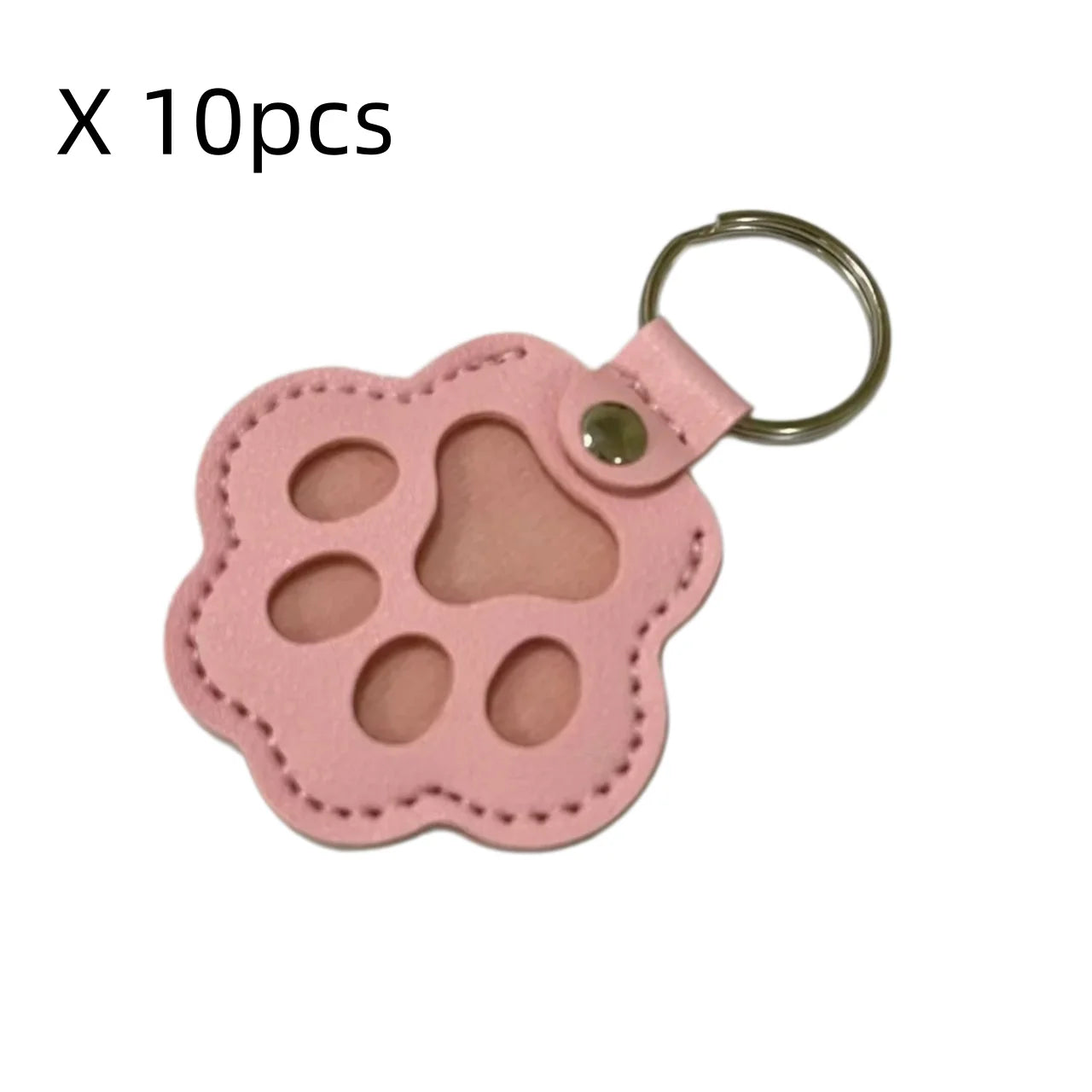 Dog Hair Collector Keychain Leather Pet Memorial Keepsake Fur Storage Pendant Charm Gift Keyring Anti Loss Pendant Accessories
