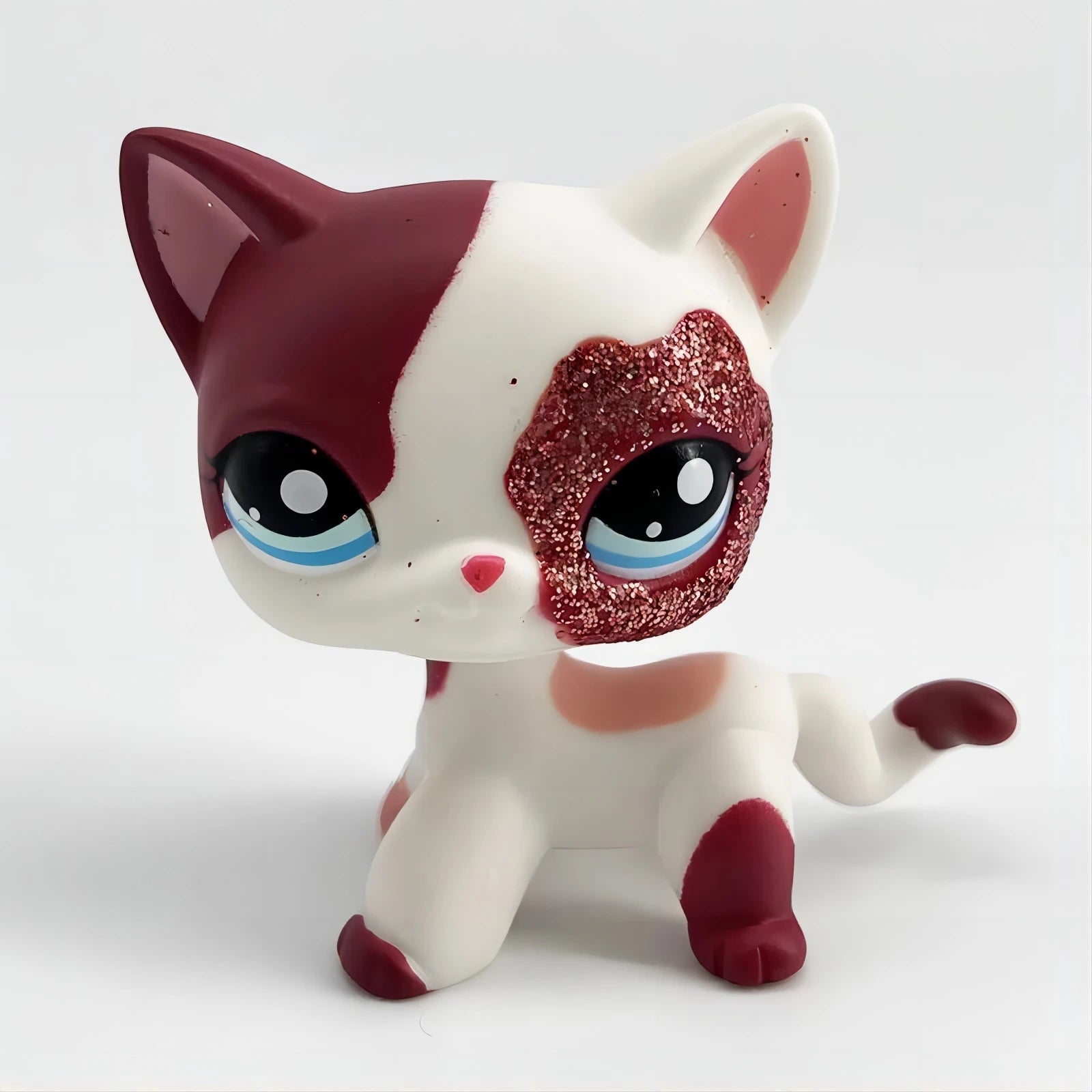 real lps littlest pet shop  hasber  toys dog shorthair Pink cat shepherd shepherd dachshund great dane black white shipping