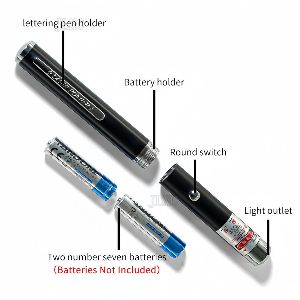 (Do not provide batteries) Mini LED Laser Pointer Pet Training Flashlight Scratching Toys for Pets and Cats birthday Gifts