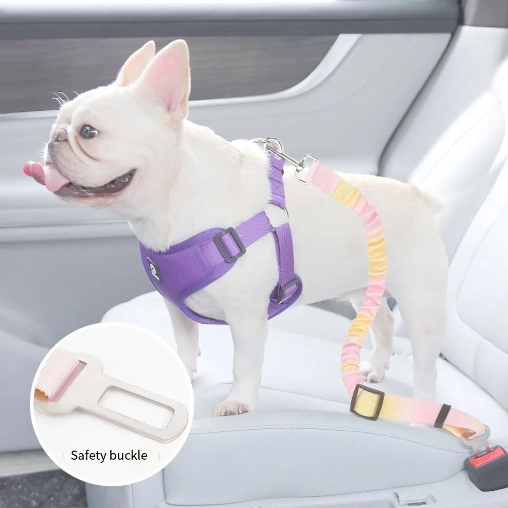 Pet Safety Belt for Dogs, Car Seat Artifact for Small and Medium Puppies, Safety Buckle for Cats, Fighting Teddy Supplies