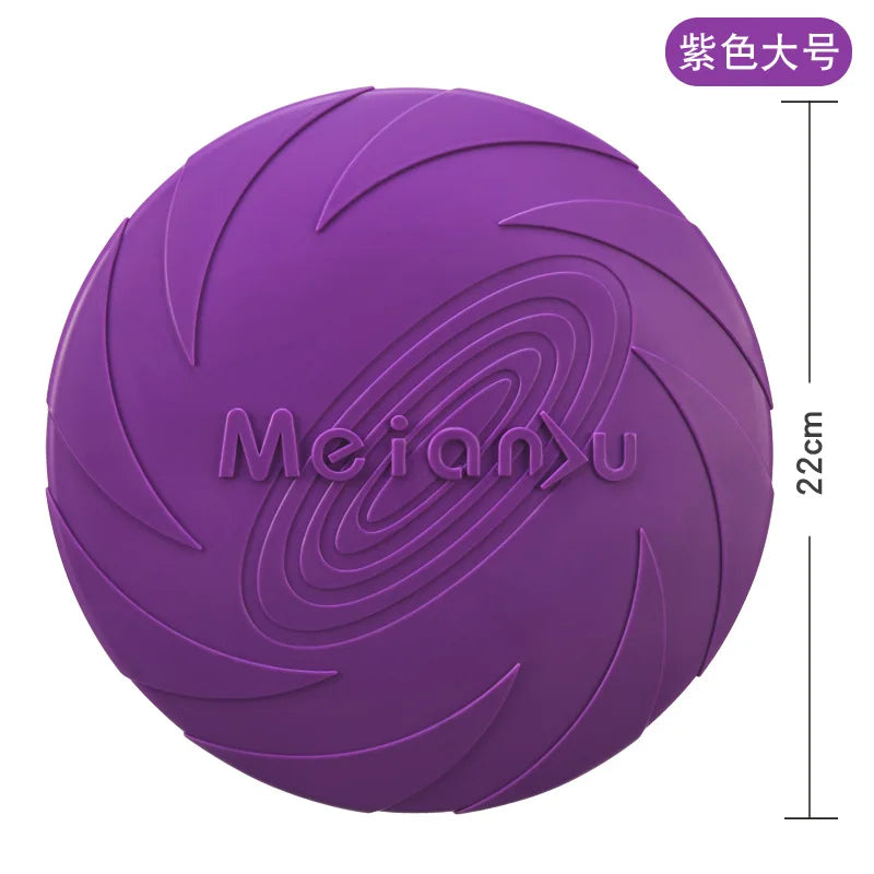 Dog Frisbee, Border Animal Pet Dog Special Frisbee Bite Resistance Training Frisbee Pull Back Standard Dog Toys Pet Products
