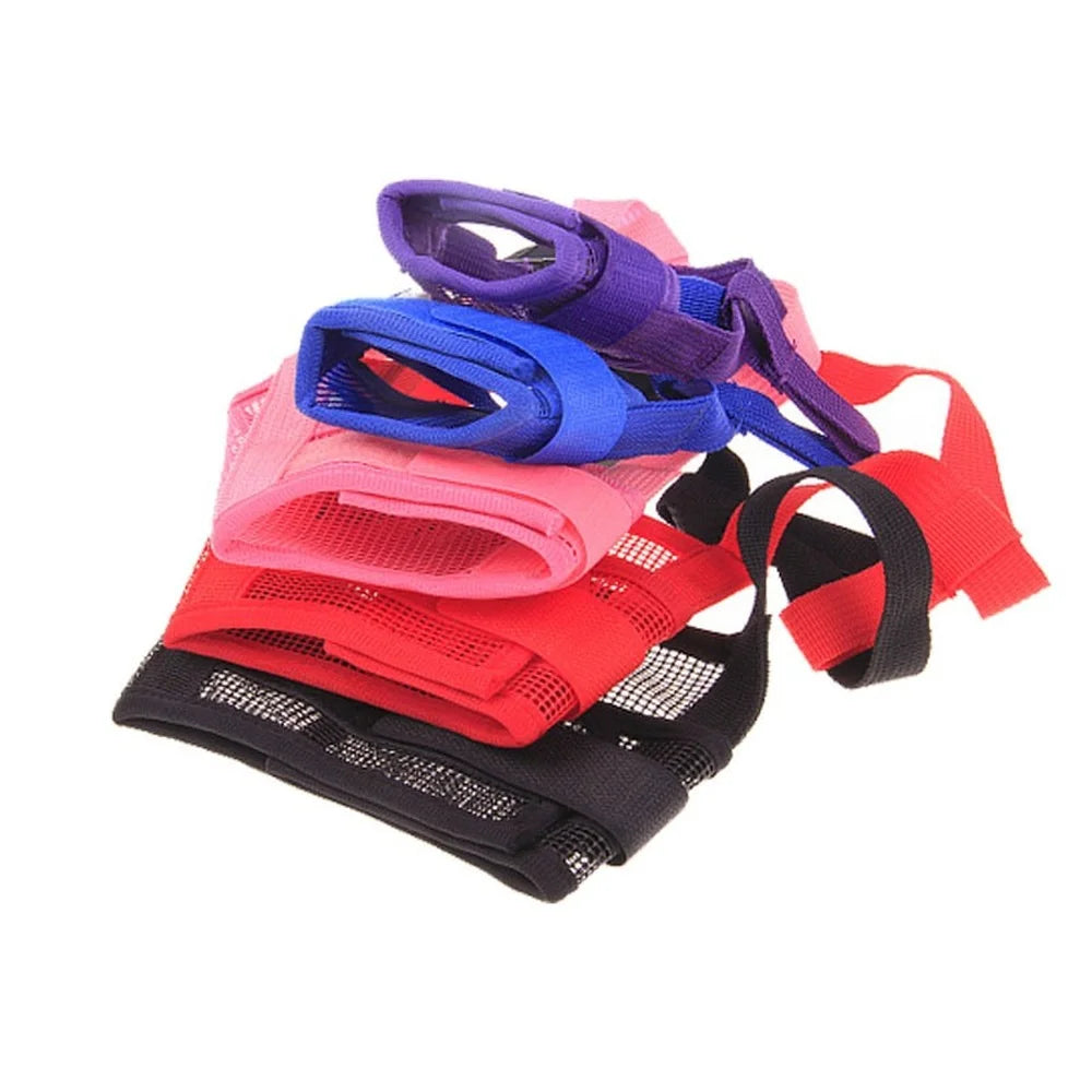 Anti Barking Dog Muzzle For Small Large Dogs Adjustable Mesh Breathable Pet Mouth Muzzle For Dogs Nylon Straps Dog Accessories
