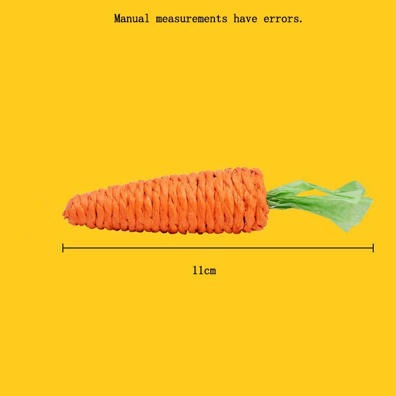 Cat toy Audible carrot tickling cat stick high and boring baby cat molar stick Bite resistant cat scratching board pet products