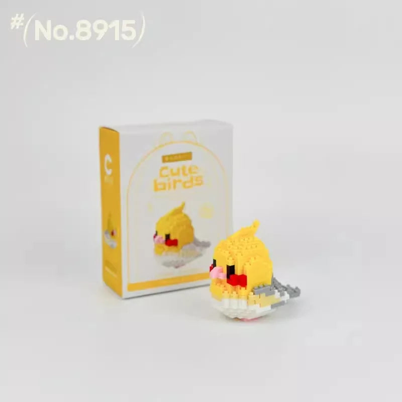 Moe Bird series building block toys assembly, table ornaments, children's educational toys, suitable for boys and girls Christma