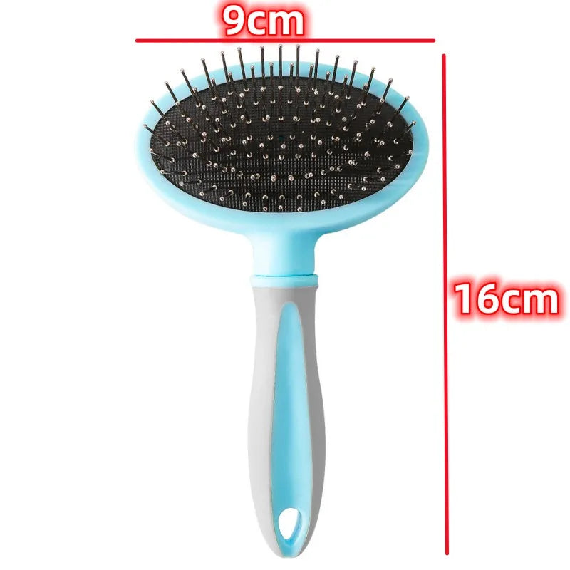 Dog Brush Dog Grooming Stainless Steel Combs for Dogs Hair Knot Opening Pet Hair Remover Massage Cat Brush Dogs Comb Pet Product