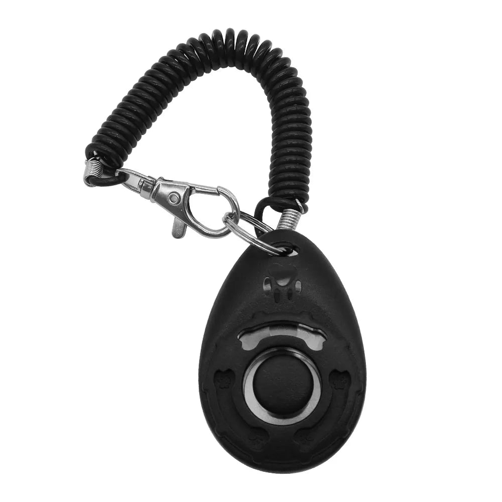 Dog Training Clicker Pet Cat Dog Click Trainer Various Style Aid Adjustable WristStrap Sound Key Chain Dog Repeller Pet Product