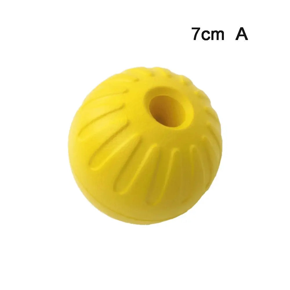 7cm/9cm Yellow Indestructible Rubber Ball Pet Dog Training Chew Play Fetch Bite Toy Dog Toys For Dog Interactive