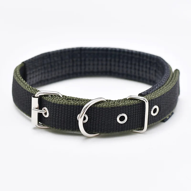 Adjustable Nylon Pet Dog Collar for Small Large Dogs Sturdy Puppy Big Dog Collars Pitbull Pug Products for Pets Honden Halsband